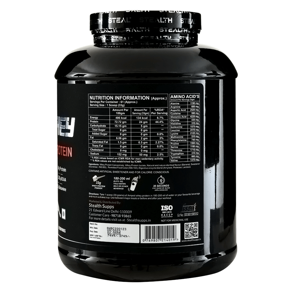 Amped Whey Protein