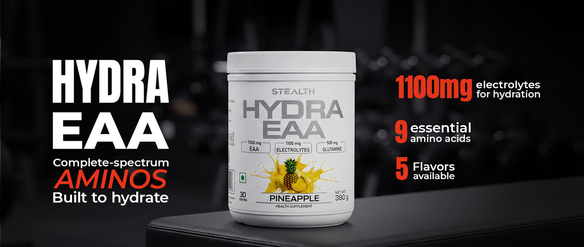 Hydra EAA – Essential Amino Acids with Electrolytes (390 g)