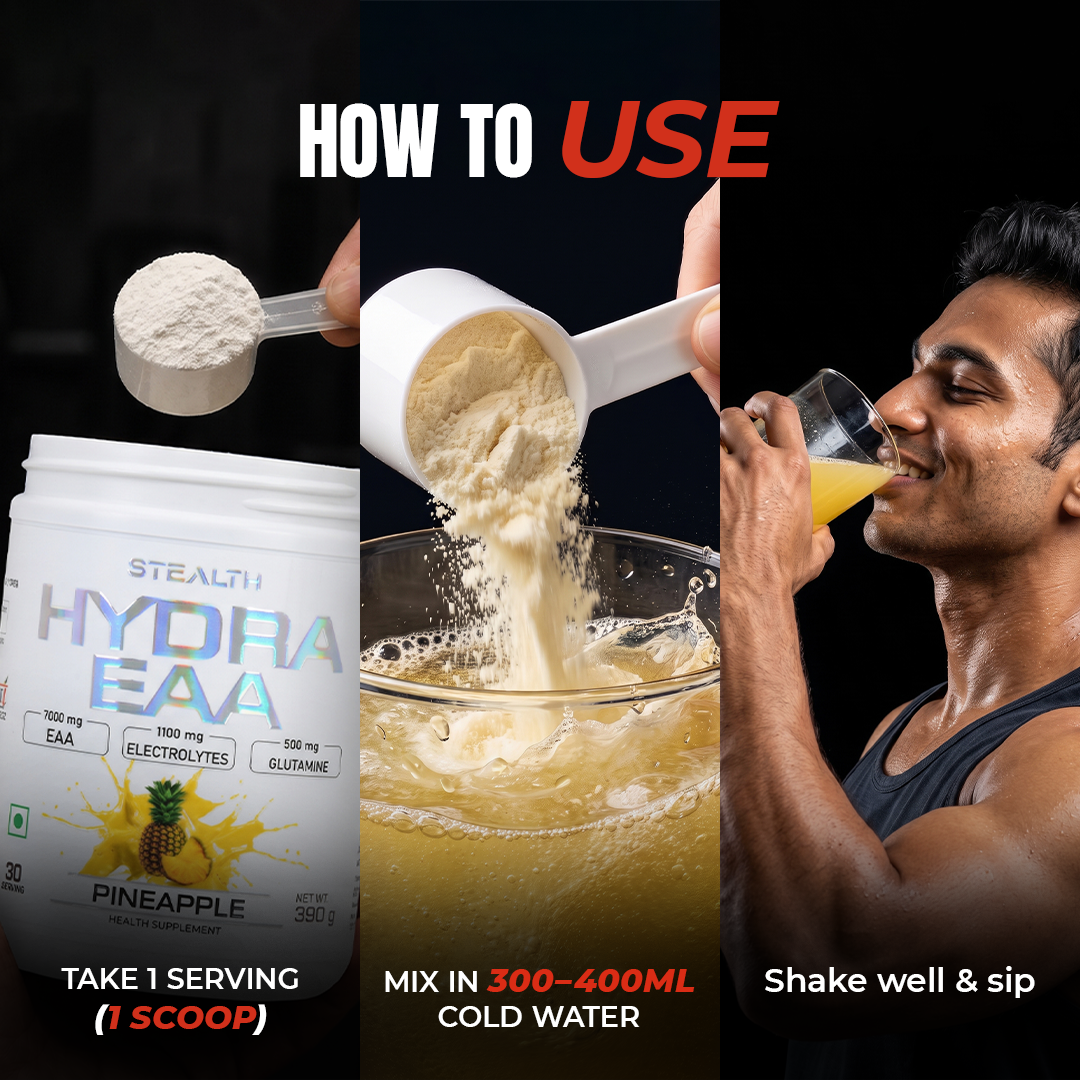 Hydra EAA – Essential Amino Acids with Electrolytes (390 g)