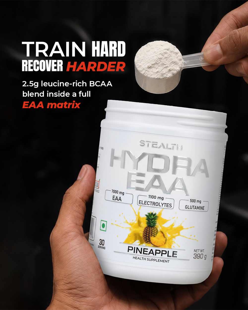 Hydra EAA – Essential Amino Acids with Electrolytes (390 g)