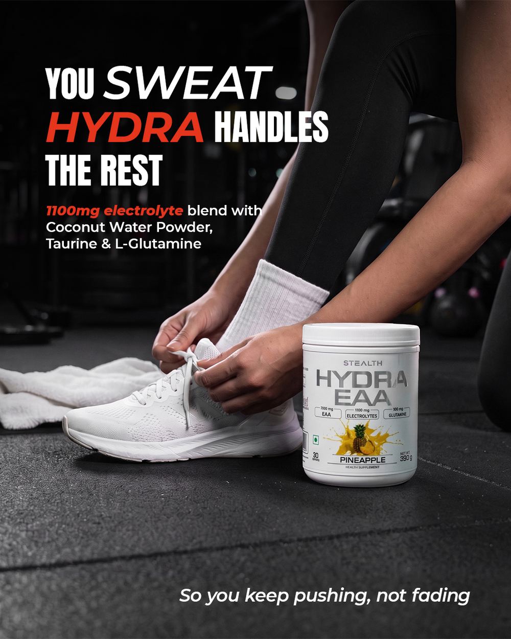 Hydra EAA – Essential Amino Acids with Electrolytes (390 g)