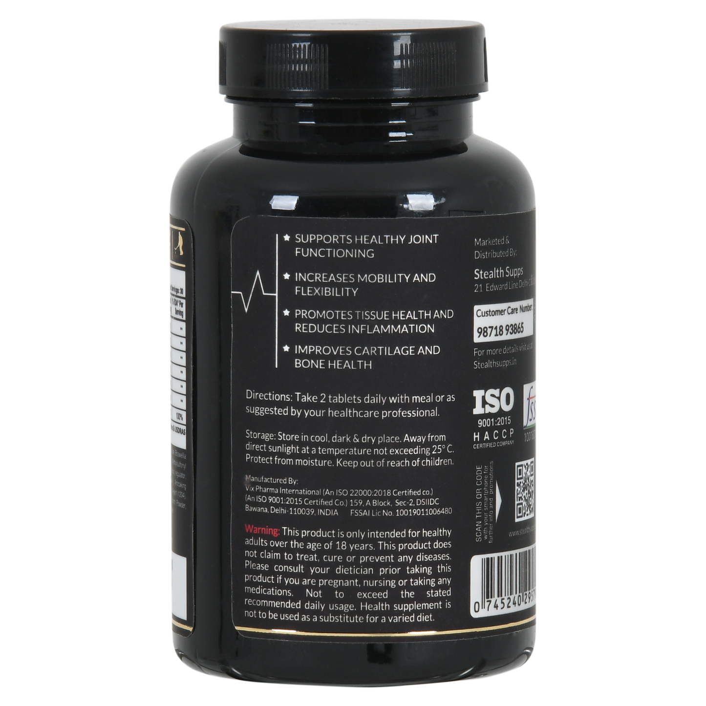 Joints Of Steel - 60 Tablets