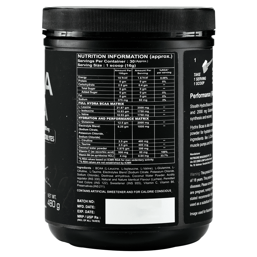Hydra BCAA with electrolytes