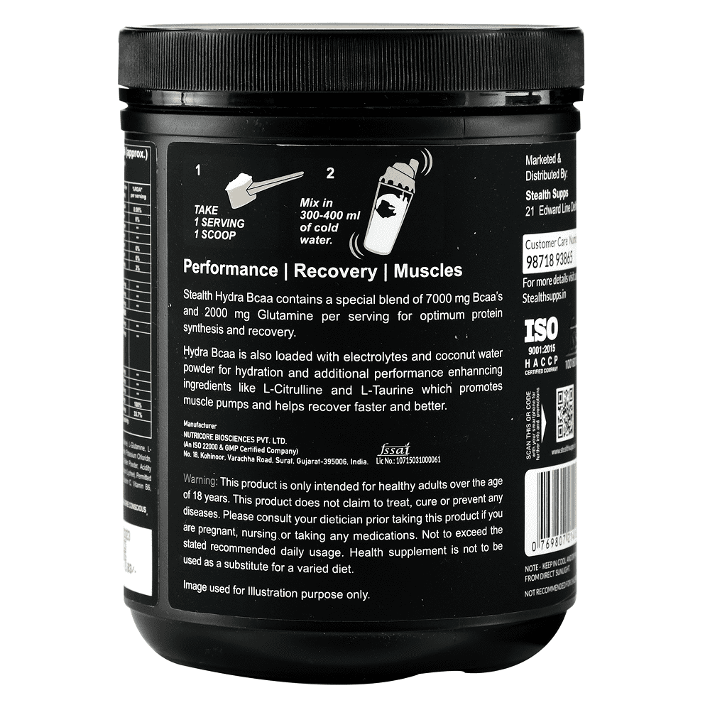 Hydra BCAA with electrolytes