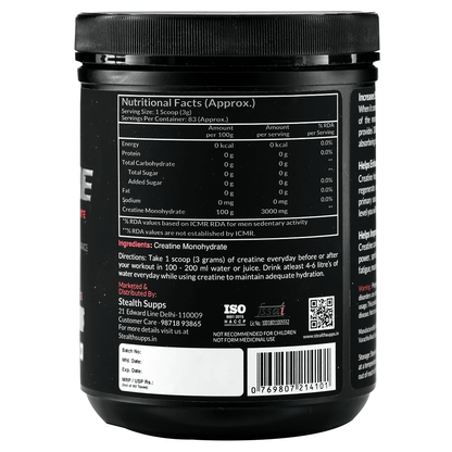 100% Creatine Monohydrate
