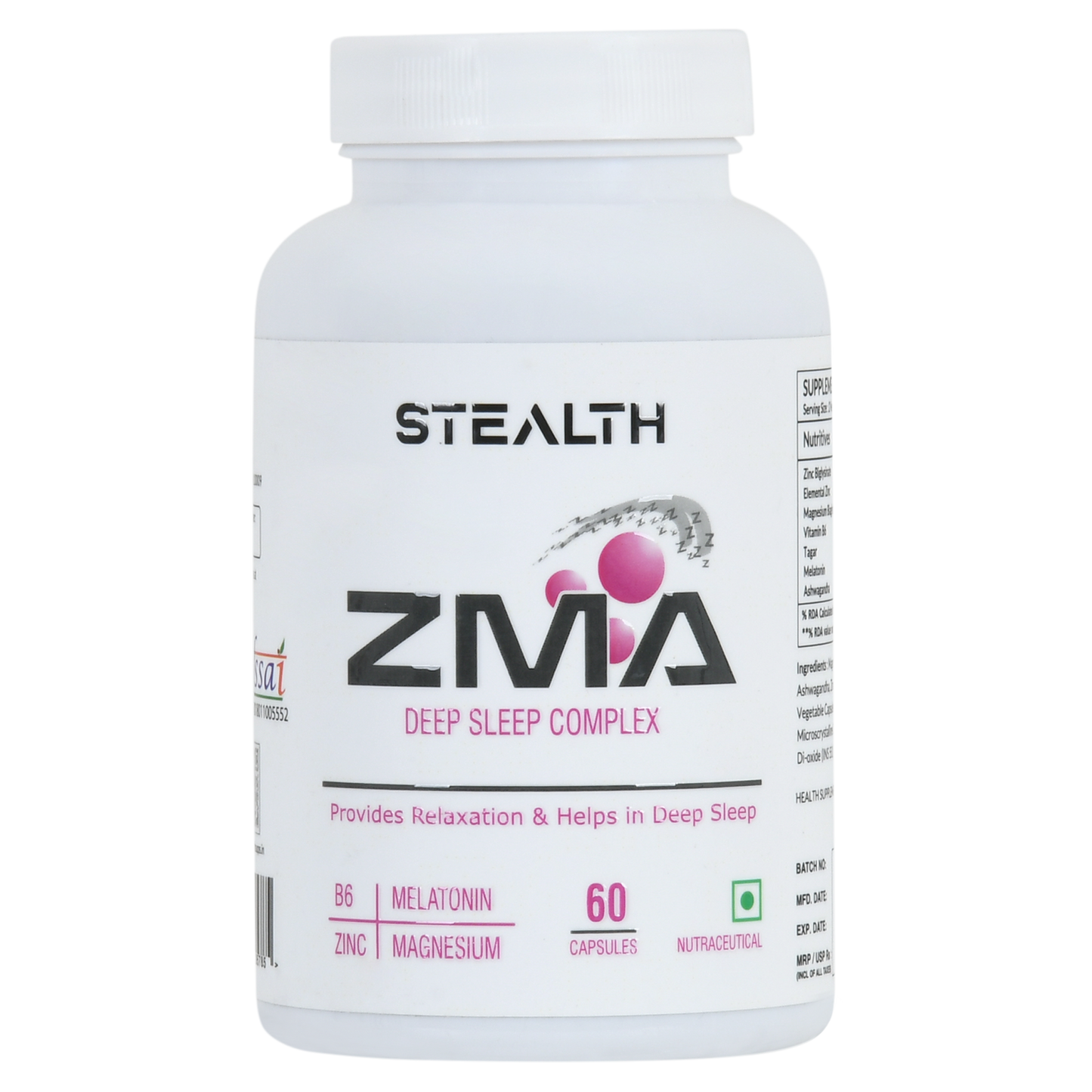 ZMA + SLEEP AND TEST BOOSTER (90 CAPS)