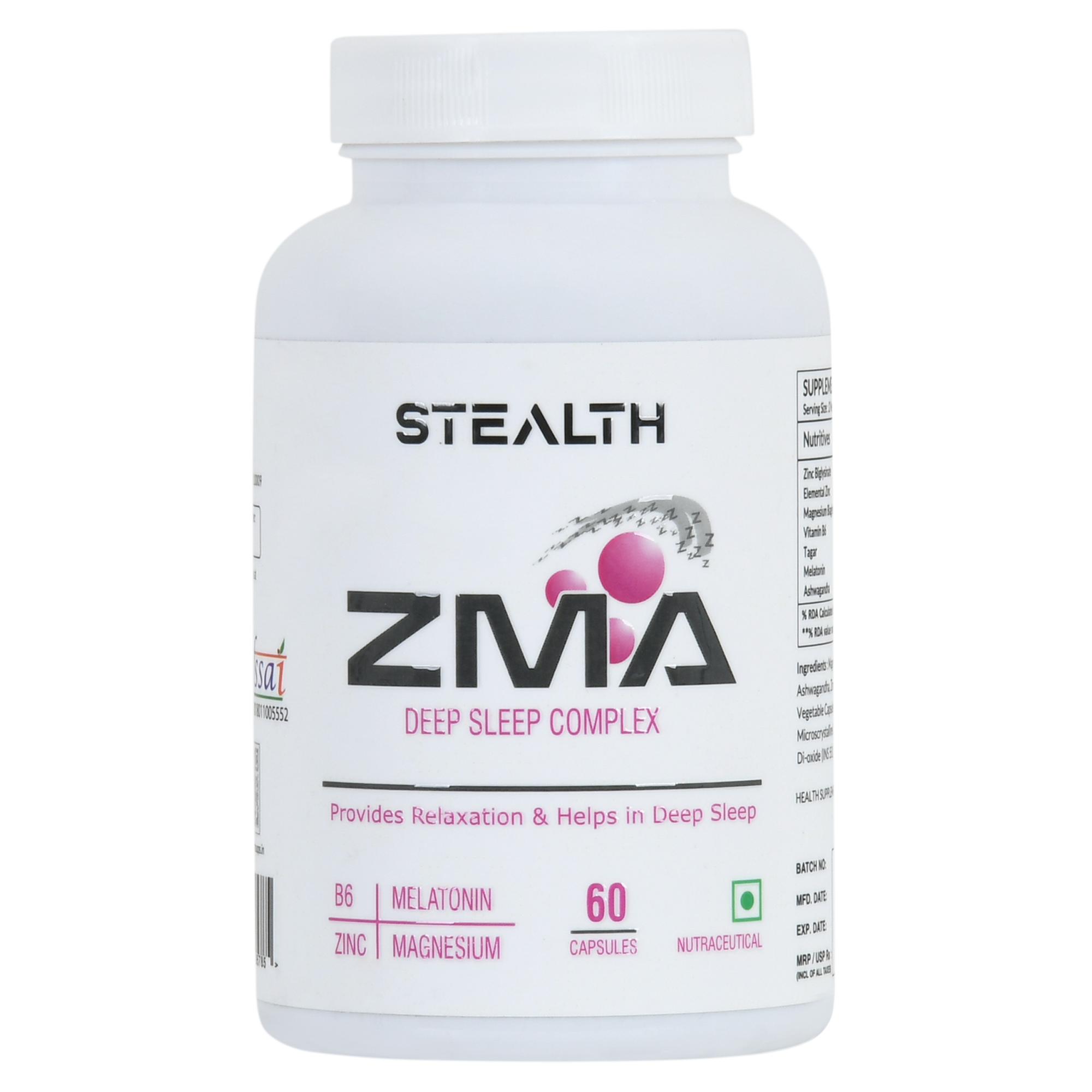 ZMA + SLEEP AND TEST BOOSTER (90 CAPS)