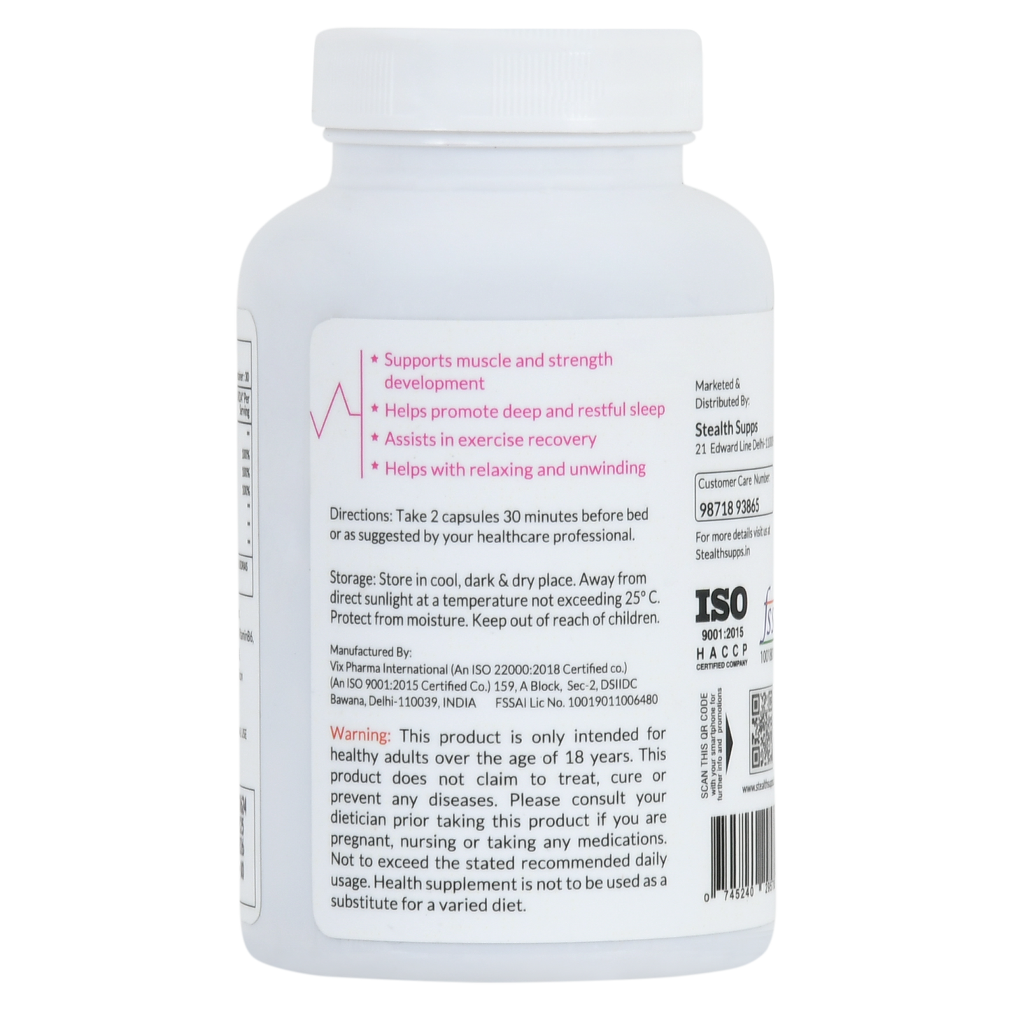 ZMA + SLEEP AND TEST BOOSTER (90 CAPS)